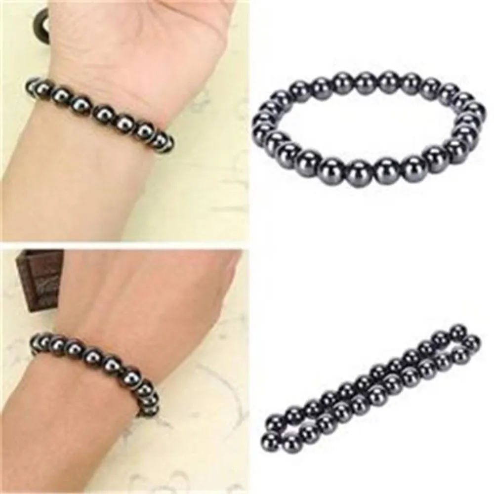 Nature Stone Magnetic Hematite Bracelet Men Women Jewelry (Brand New) - Image 6