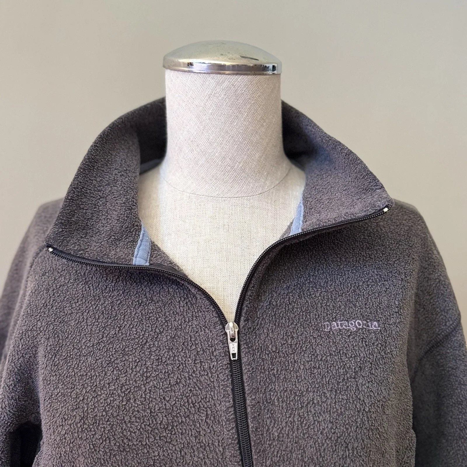 Patagonia Women's Synchilla El Cap Fleece Jacket Y2K Full Zip Vintage Size M - Image 10