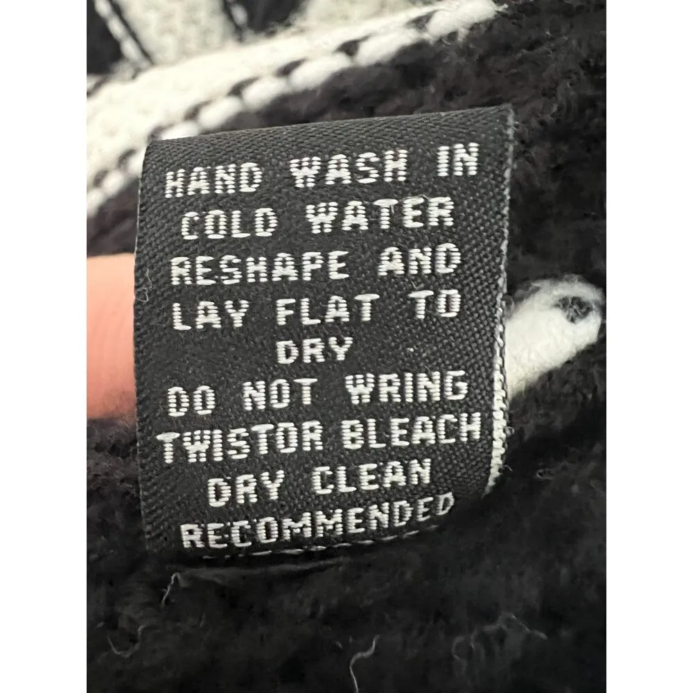 BCBGMaxazria Women's Turtleneck Striped Knit Sweater Medium - Image 8