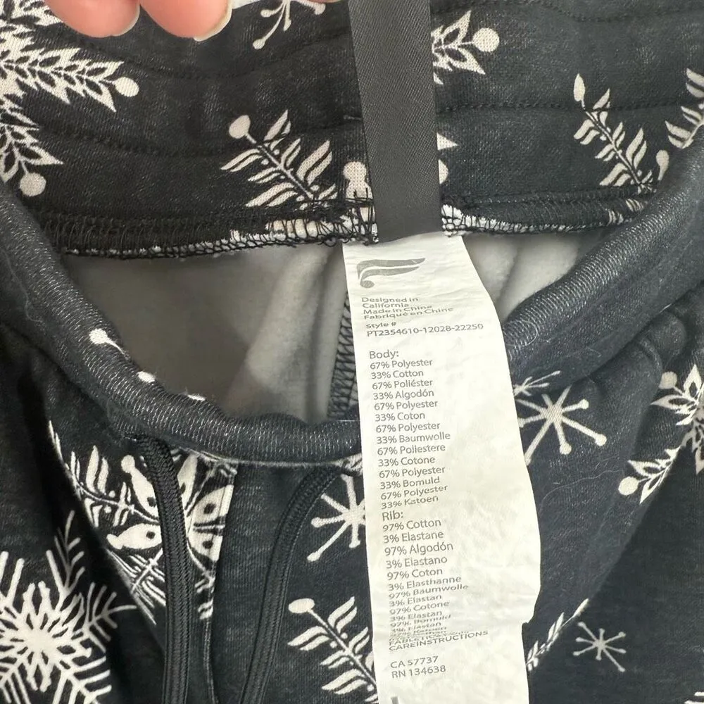 Fabletics Women’s Large Snowflake Jogger Pants Athletic - Image 3
