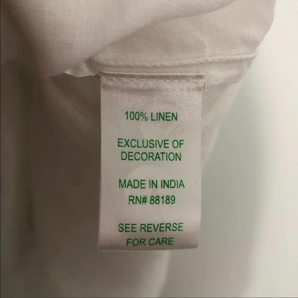 Lilly Pulitzer Linen Amelia Island Tunic Top White - Image 7