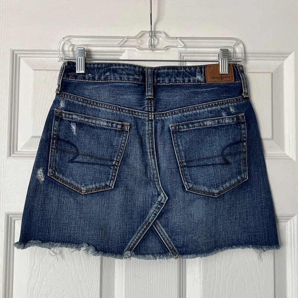 American Eagle Outfitters Denim Skirt - Size 0 - Image 6