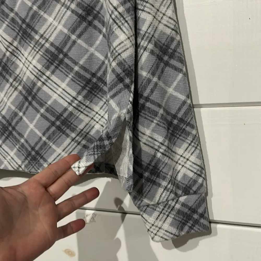 Victoria’s Secret Thermal Pajama Set Gray Plaid - Image 7