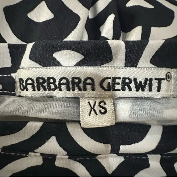 Barbara Gerwit‎ Black White Geometric Print A - Image 8