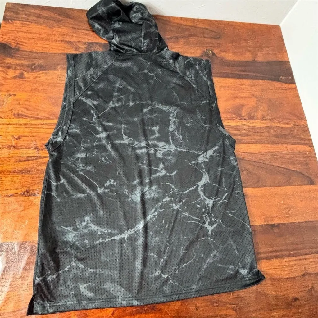 Savage X Fenty Women's Black Mesh Sleeveless Hoodie Size M‎ Size M - Image 4
