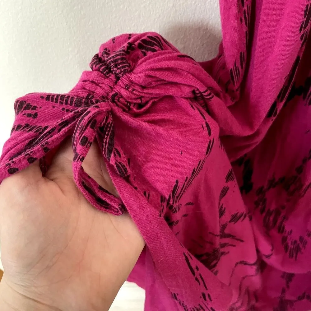 The North Face long pink and gray dress maxi style summer v-neck women size L - Image 4