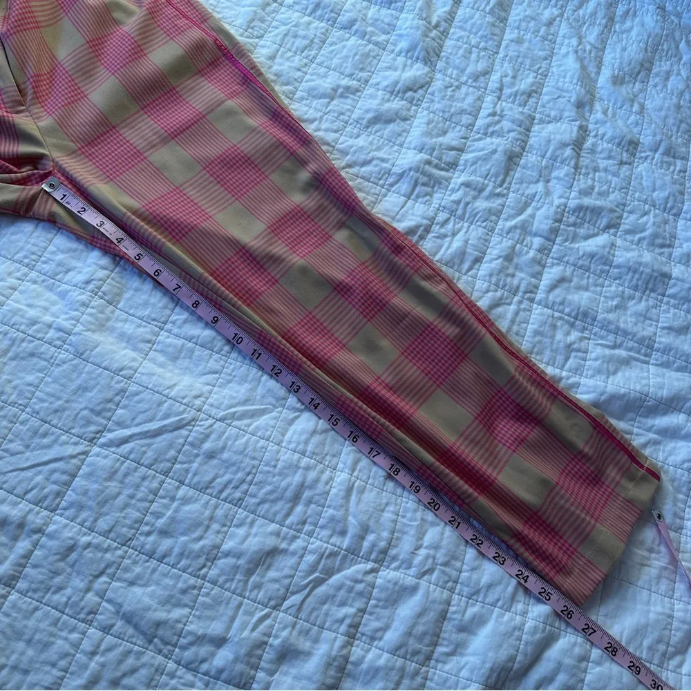 Maeve by Anthropologie Tapered Pink Plaid Pants 8 - Image 9