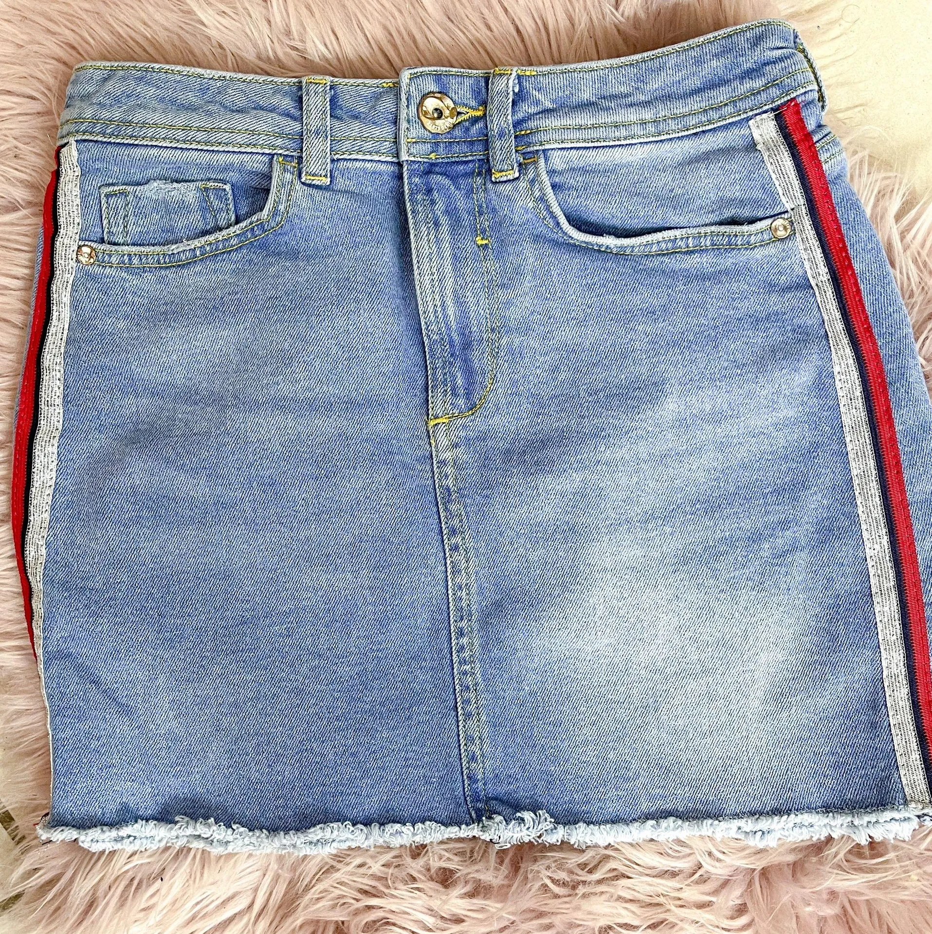ZARA Basic Z1975 Denim Jean Skirt - Image 3