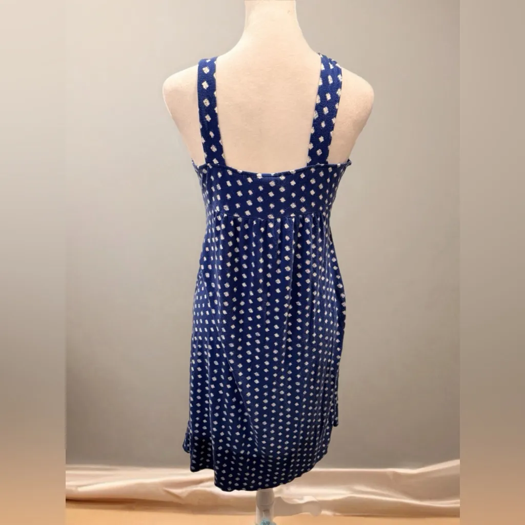 Merona Blue and White Patterned Dress - Image 5