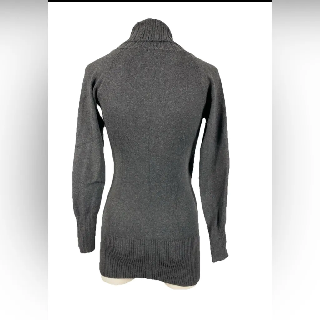 Cache  Wool Blend Pullover Sweater – Gray, Size‎ M - Image 3