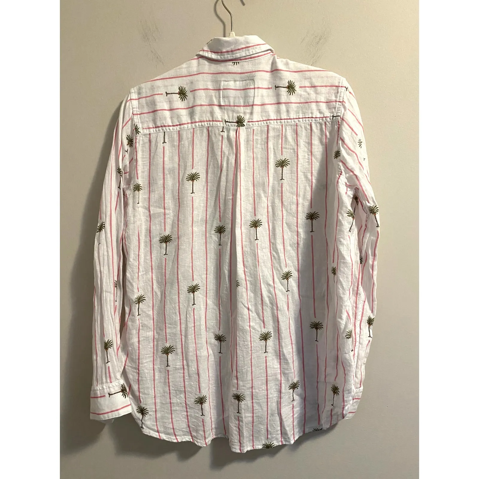 Rails Charli shirt Pink Palm Stripe Women's sz. S - Image 4