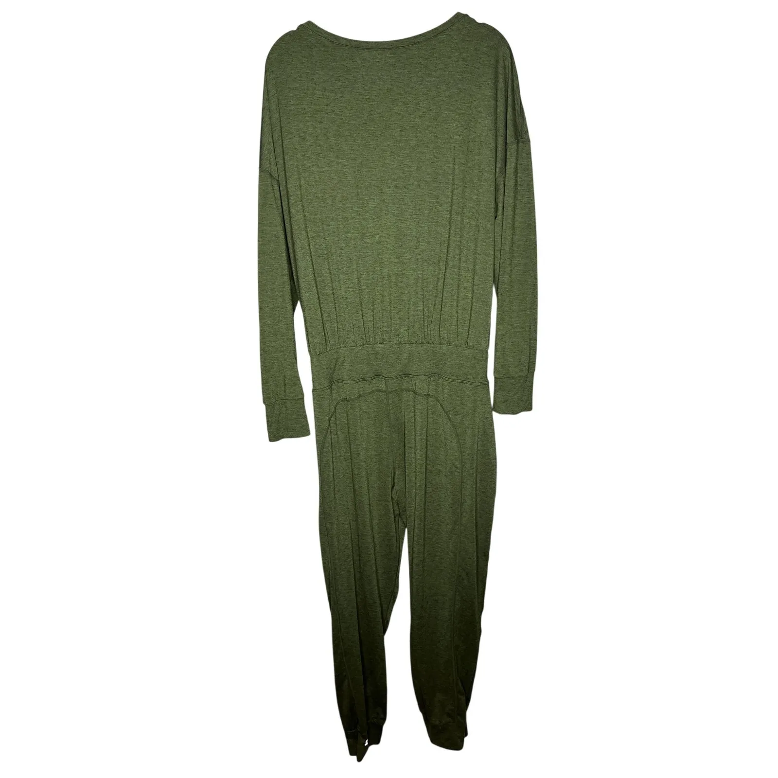 Sweaty‎ Betty Gary Long Sleeve Jumpsuit Green Size Large Lounge - Image 8