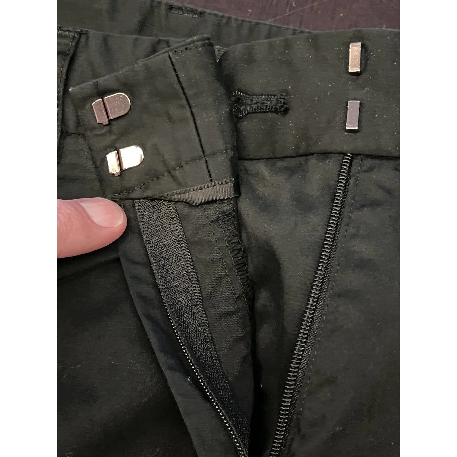 Jones New York Collection Woman Pants Womens 16W Black Stretch Dress Slacks - Image 9