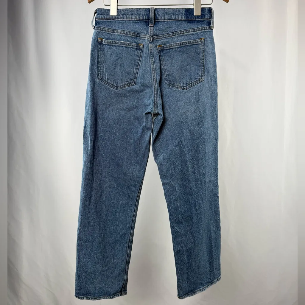 Abercrombie & Fitch Curve Love Low Rise Baggy Jean in Medium Blue Size 25 or 0 - Image 9