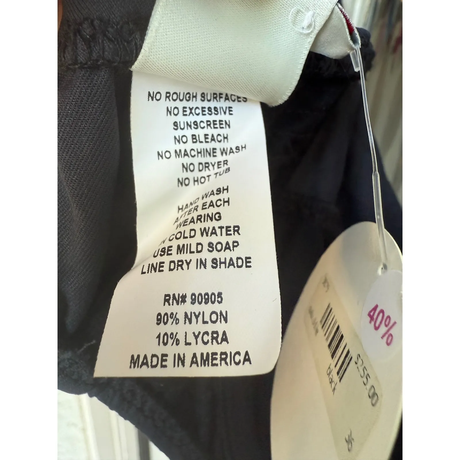 Malia Mills Gabi DD/E Black Underwire Swim Bikini Top Size 36 DD/E - Image 5