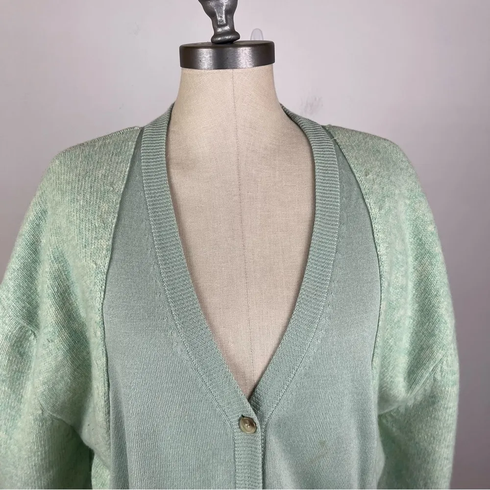LOEIL CECILIANE CARDIGAN in MINT Green Size undefined - Image 4