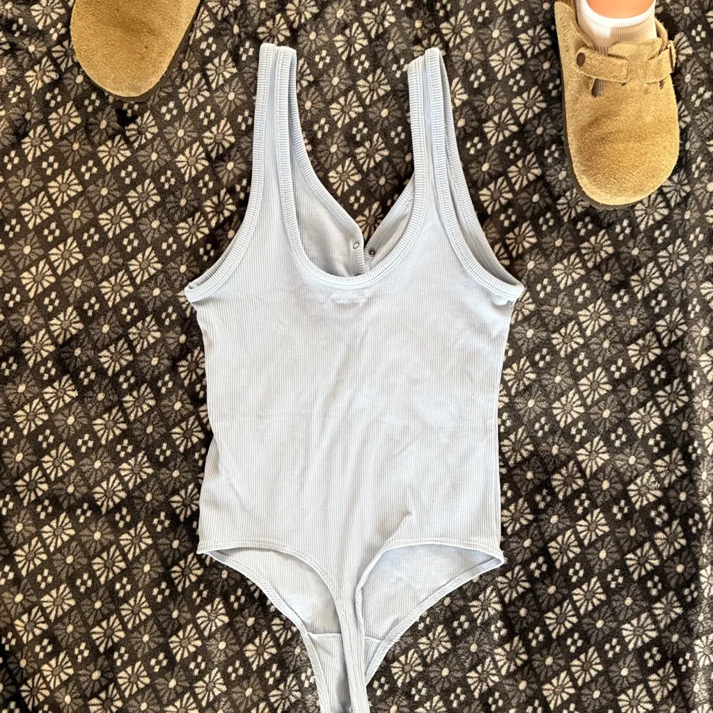 Abercrombie & Fitch Soft Collect Light Blue Body Suit - Image 4