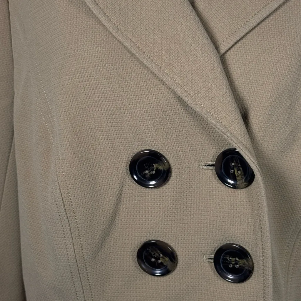 Lane Bryant Camel Double Breasted Blazer 14 Classic Workwear Officecore Classic - Image 2