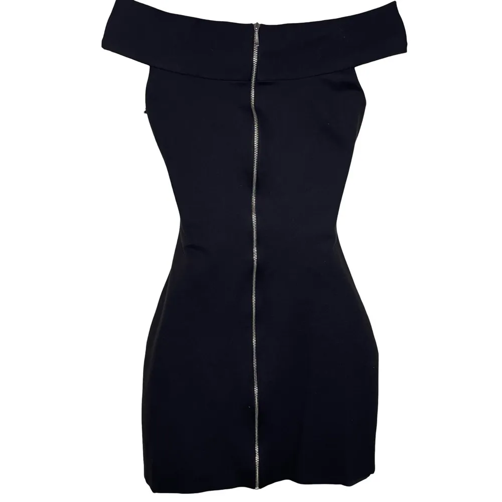 Bec & Bridge Black Cutout Georgia Mini Cocktail Dress sz 4 - Image 2