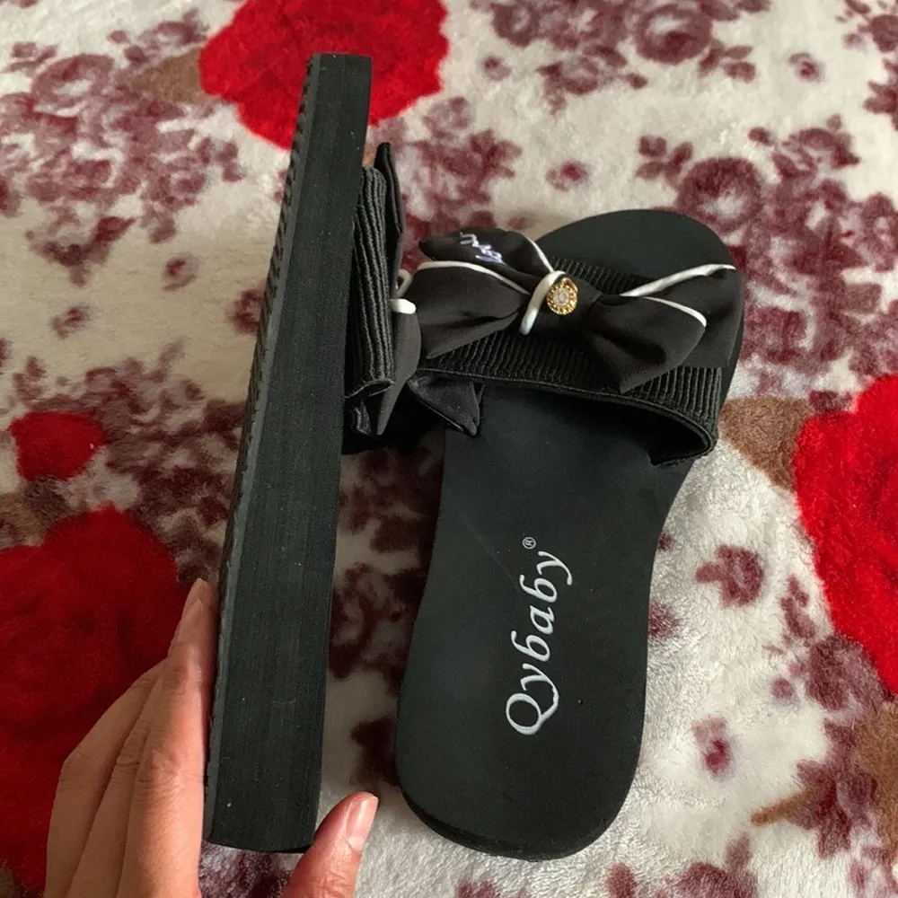 Qybaby sandals Black Size 6 - Image 5