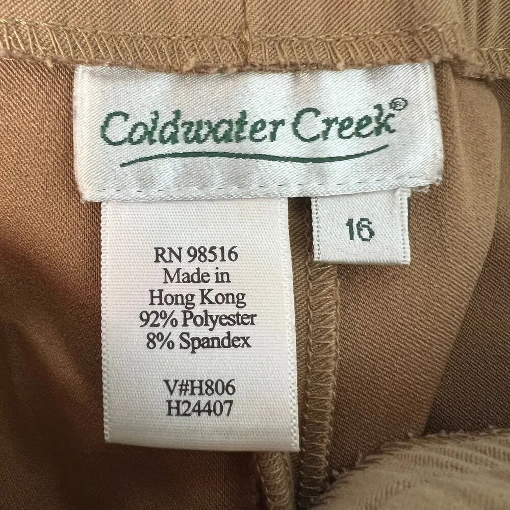 Coldwater Creek Office Workwear Career Business Quiet Luxury Womens Pants Sz 16 - Image 2