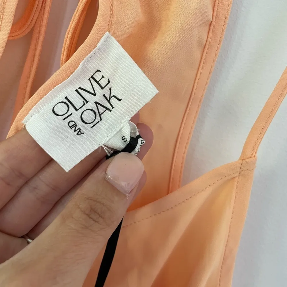 NEW Olive And Oak Peach Tank Top size small beach coral - Image 4