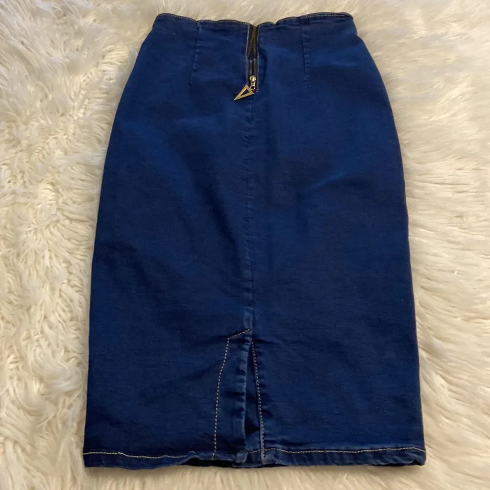 RIANA HIGH RISE ULTRA JEGGING JEANS SKIRT LENGTH 27” WAIST 26” (N6) Size undefined - Image 7