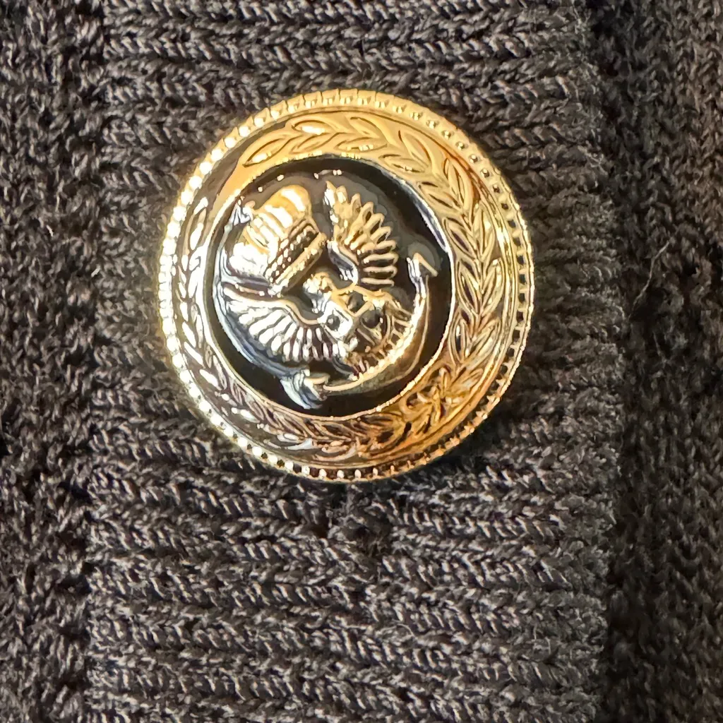 St. John  Basic Black Cardigan- Size 14 - Image 4