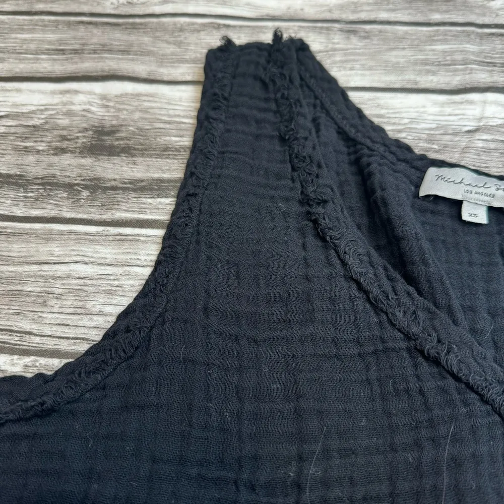 Michael Stars Los Angeles Women's Tammy V Neck Tank Top Black XS Extra Small NWT - Image 6