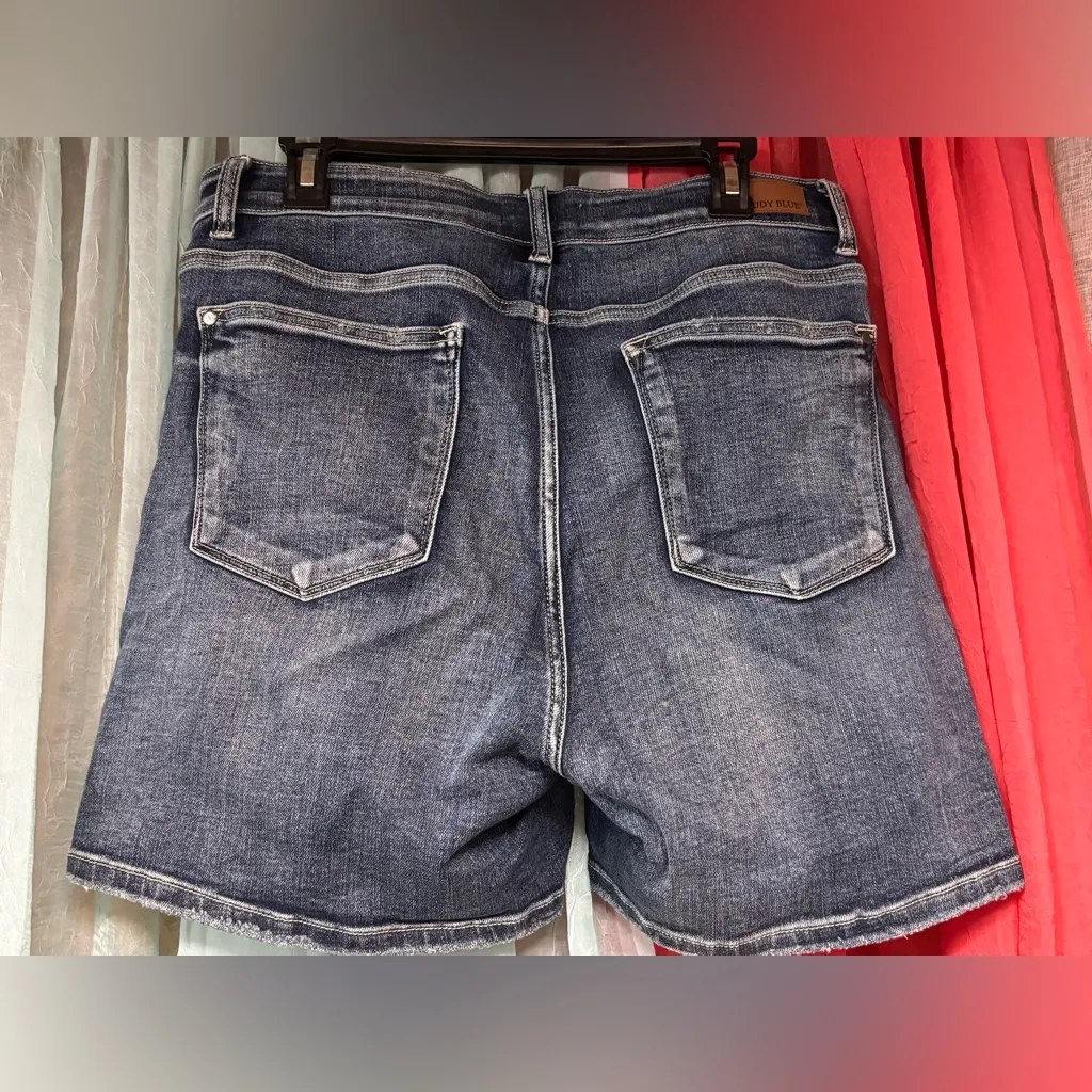 Judy Blue Distressed Denim Shorts - Image 2