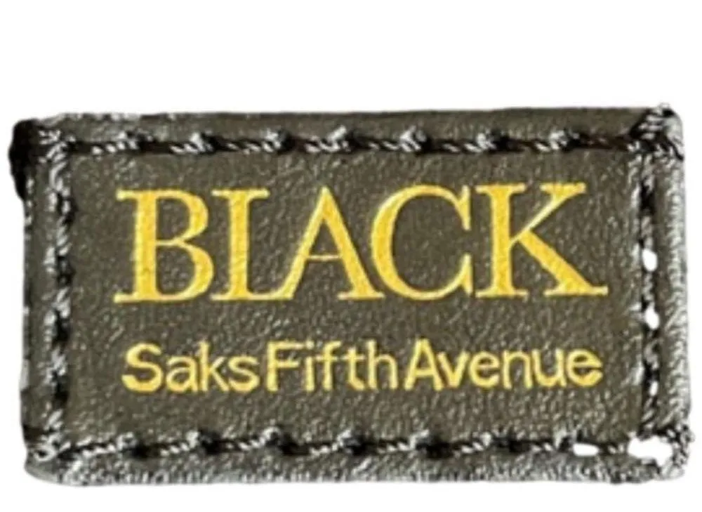 Black Saks Fifth Avenue Tote Bag - Image 8