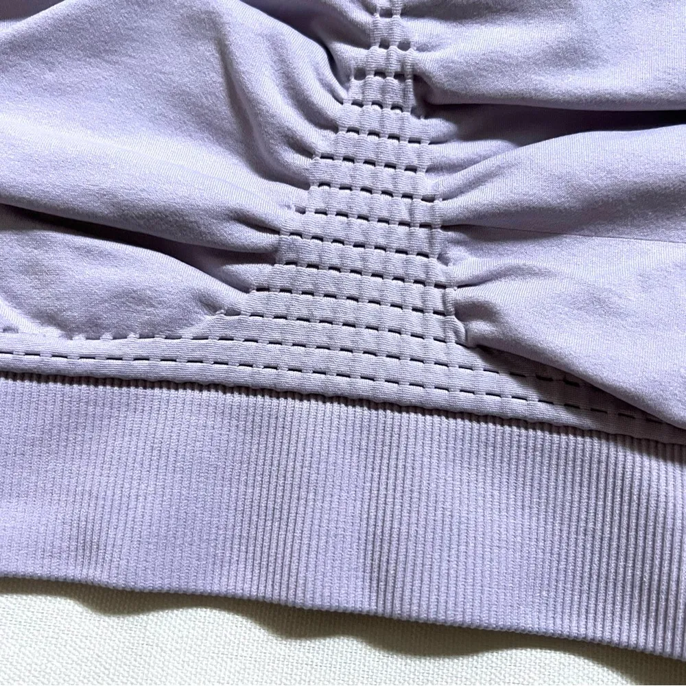 Sweaty Betty Lilac Light Purple Stamina Workout Bra Gym Size M - Image 6