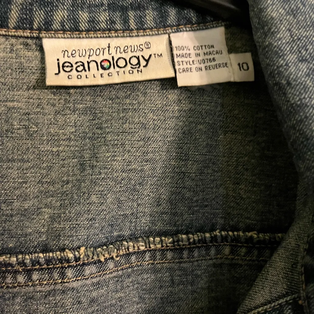 Vintage Newport News Blue Jeanology Jacket - Image 2