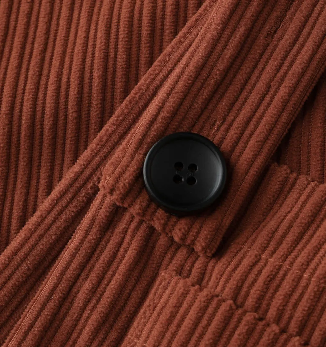 Cider Rust Corduroy Jumpsuit Overalls - Image 6