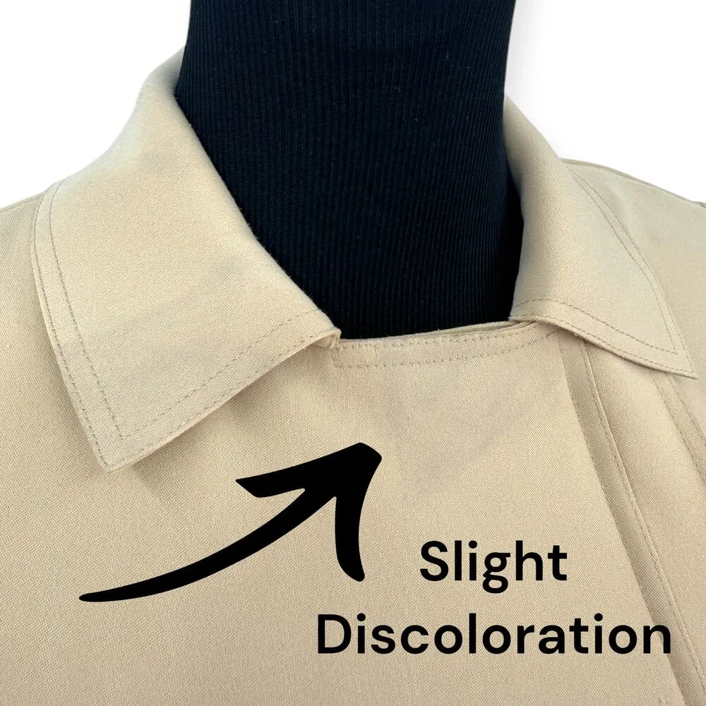 Per Se | Size 8 | Sleeveless Off-Center Zip-Up Mid-Length Collared Trench Jacket - Image 8