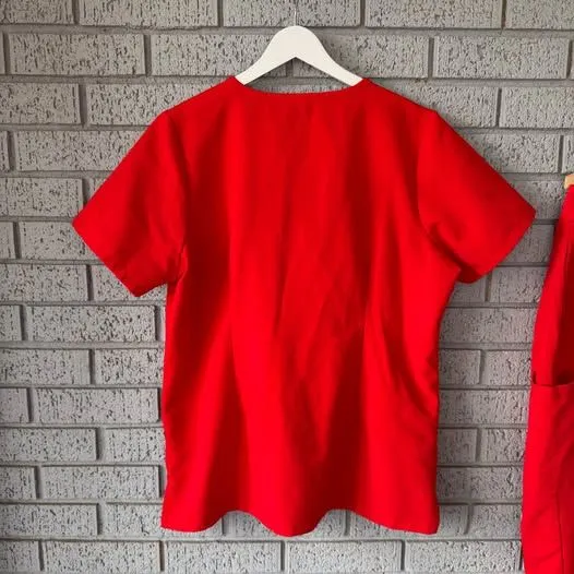 Mandala Scrub Set Cherry Red Size M - Image 4