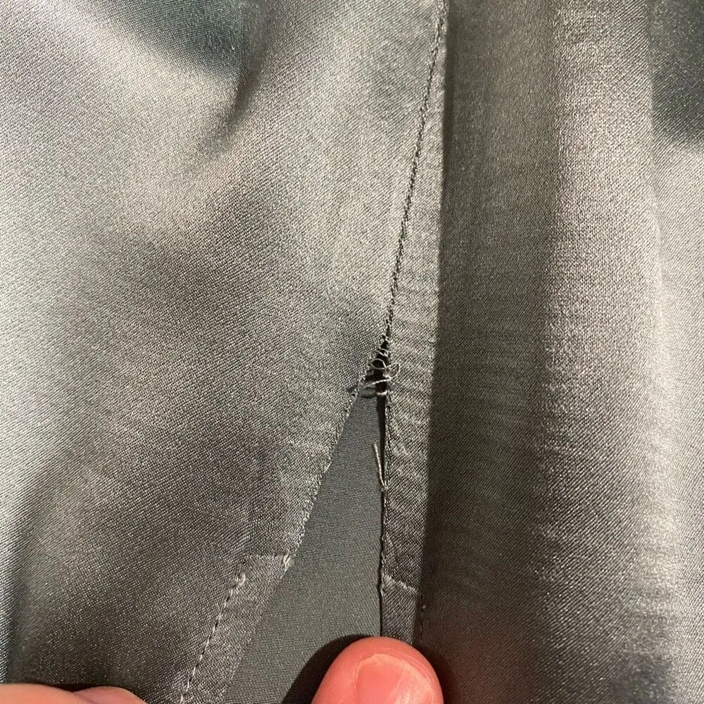 Reformation Frankie Silk Maxi Dress in Verdigris Teal Size 8 - Image 11