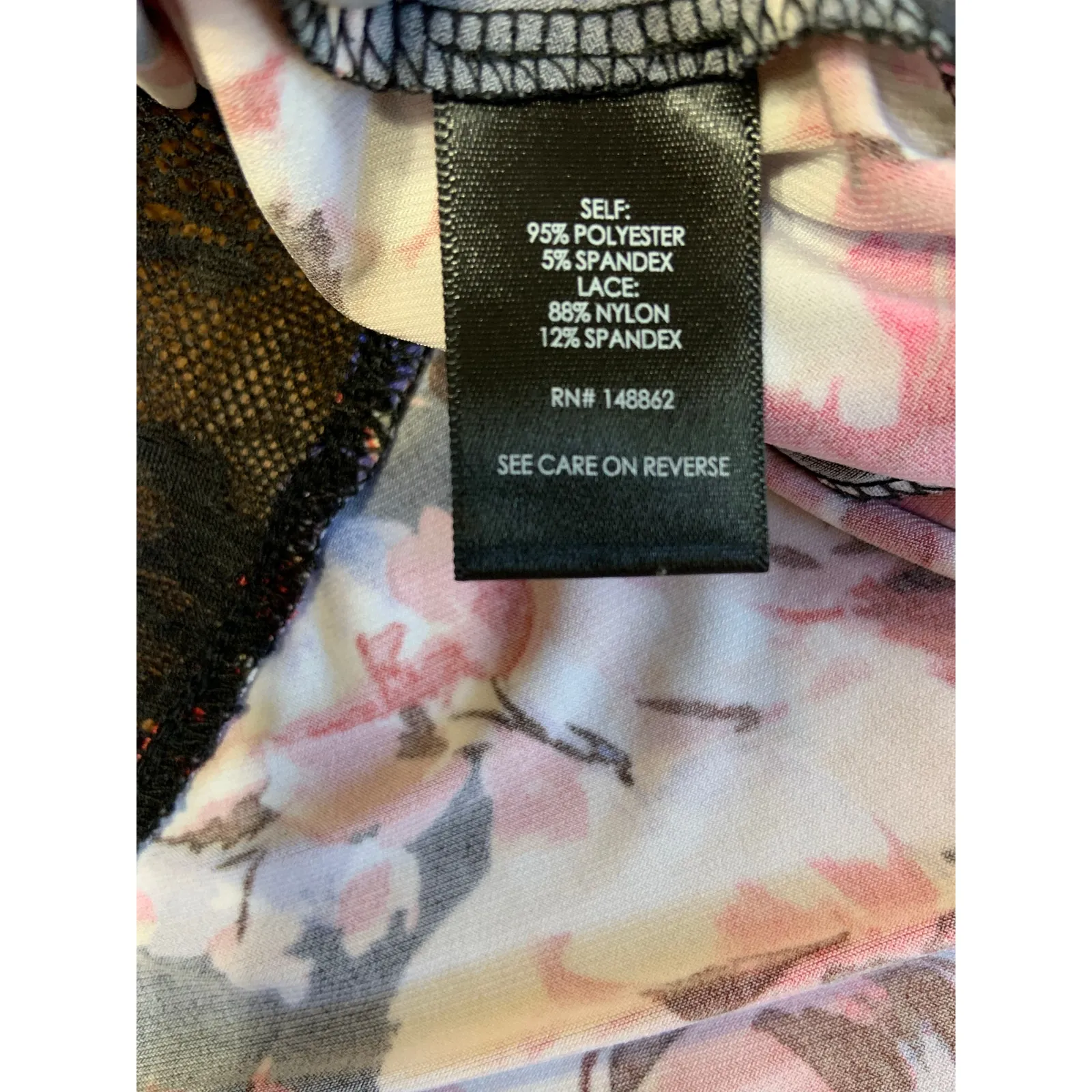 Torrid Floral Dress Women 2 Lace Stretch Plus Size Feminine Dainty Colorful Cute - Image 9