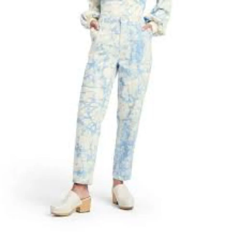 Rachel Comey for Target Blue & White Marble Tie Dye Jeans - Image 4