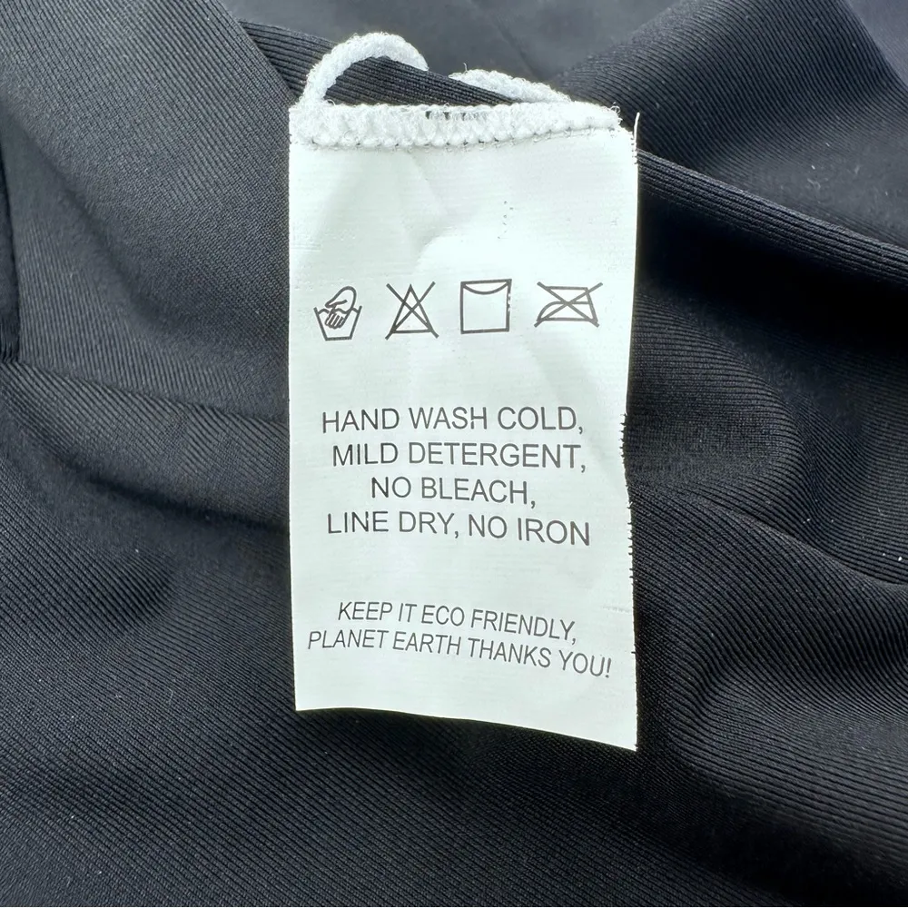 NEW Swim Systems Black French High Cut Bikini Bottoms size XL - Image 5