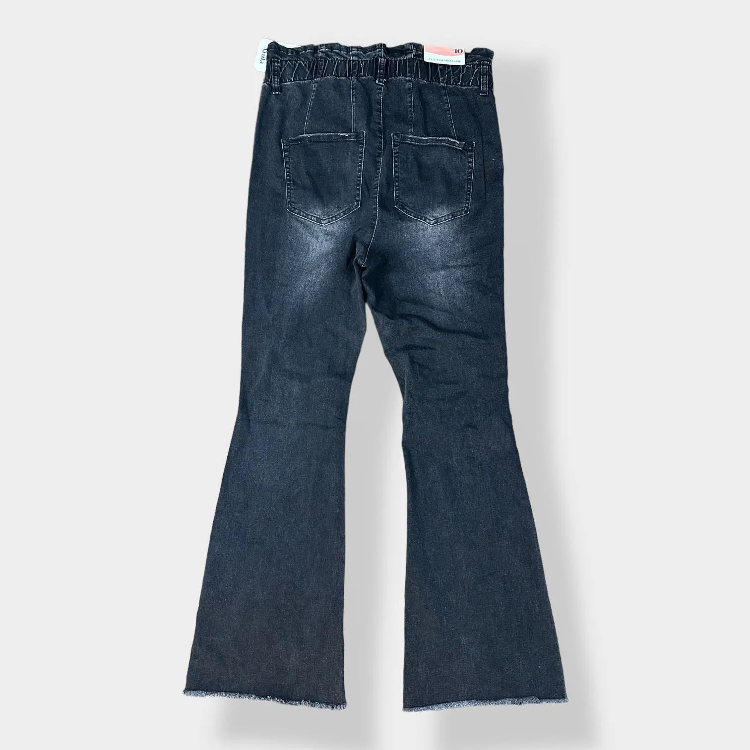 Arula NWT High Rise Flares in‎ Midnight Size 10 Black - Image 13