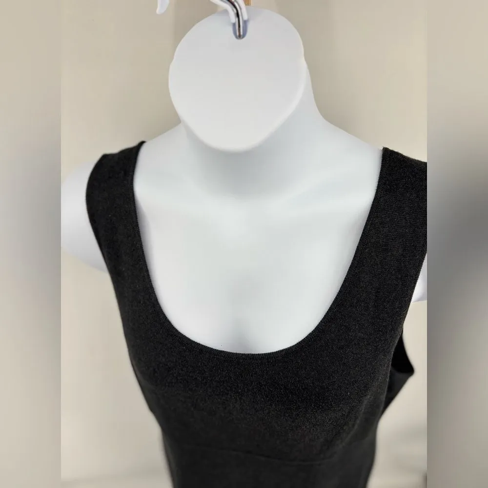 Peruvian Connection Knit Dress Womens Size Xl Pima Cotton Gray Sleeveless - Image 8