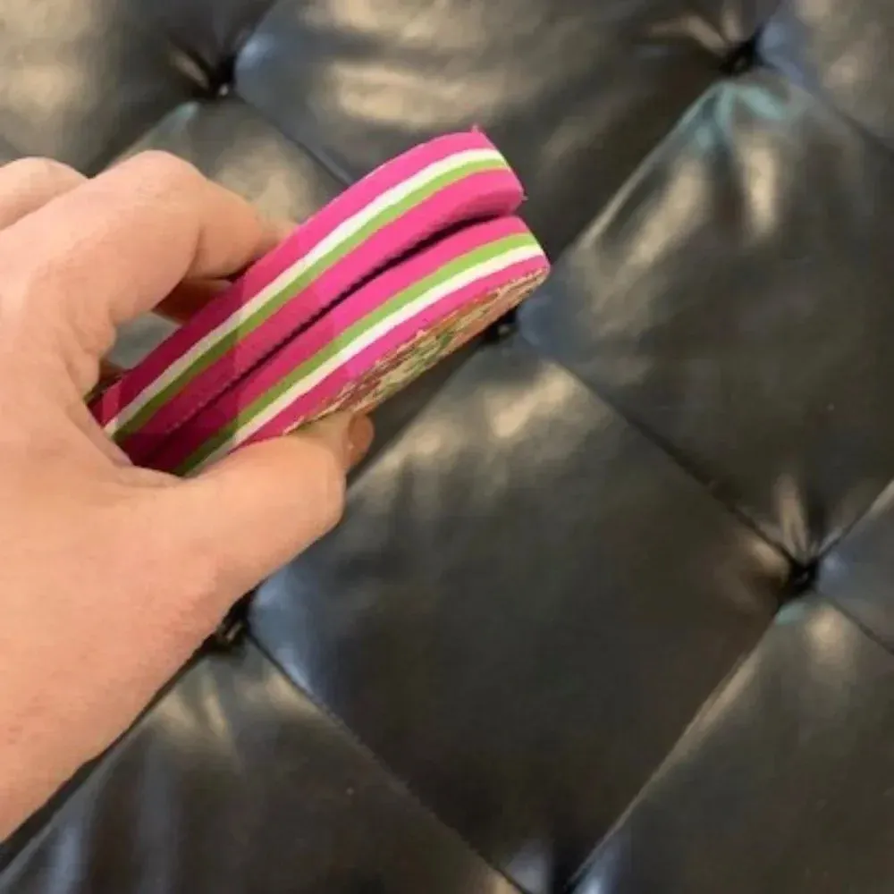 Vera Bradley Lilli Bell pink floral‎ flip flops L - Image 5