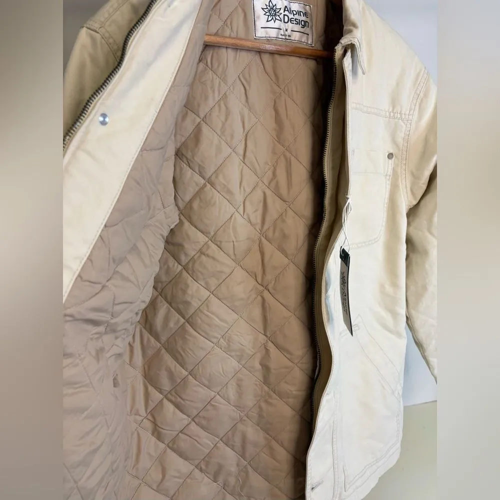 Alpine Design NWT  woman’s Beige Jacket Medium - Image 3