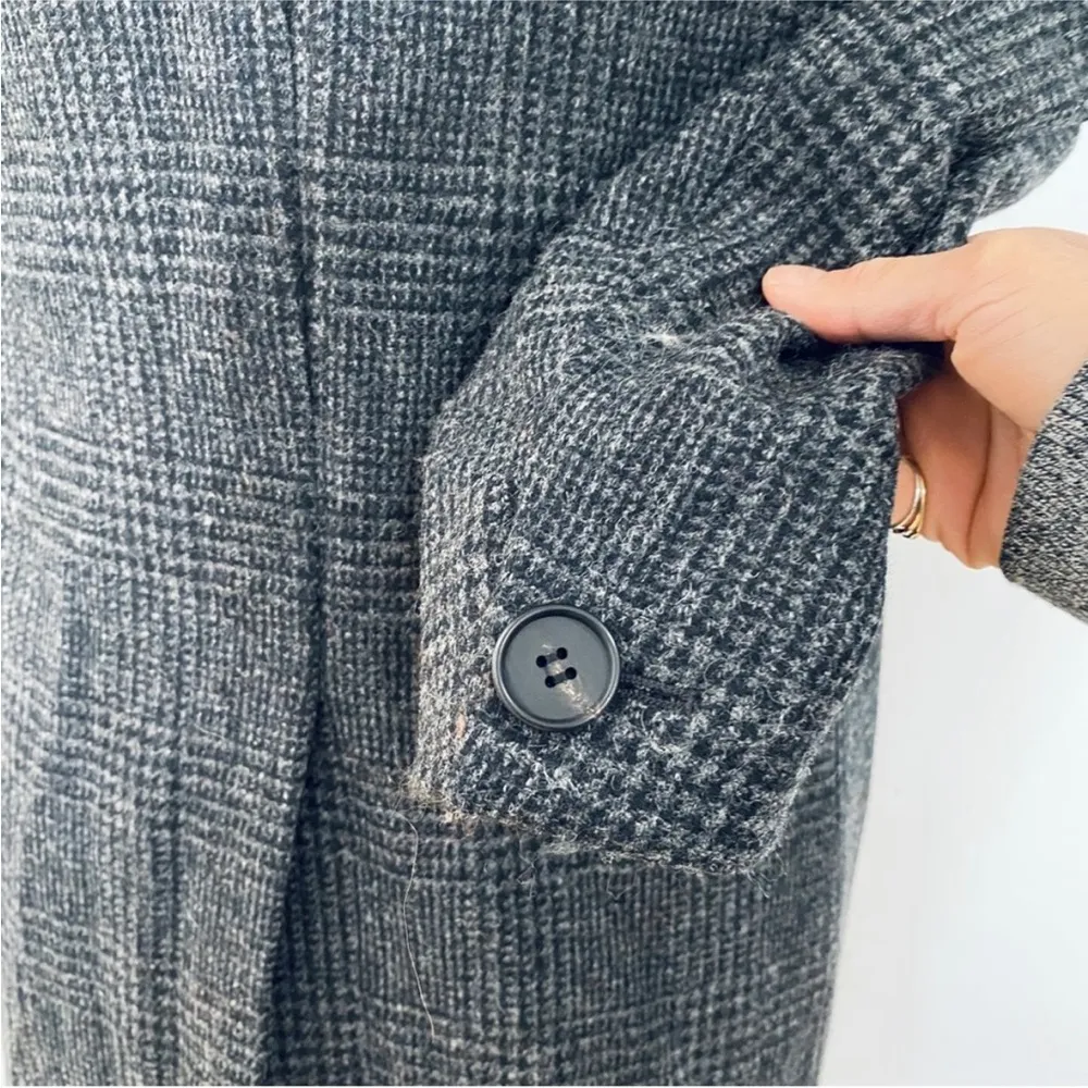 All Saints 100% wool trench jacket - Image 9