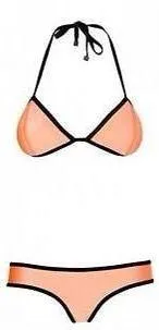 Swimwear Orange Bikini Set - Image 4