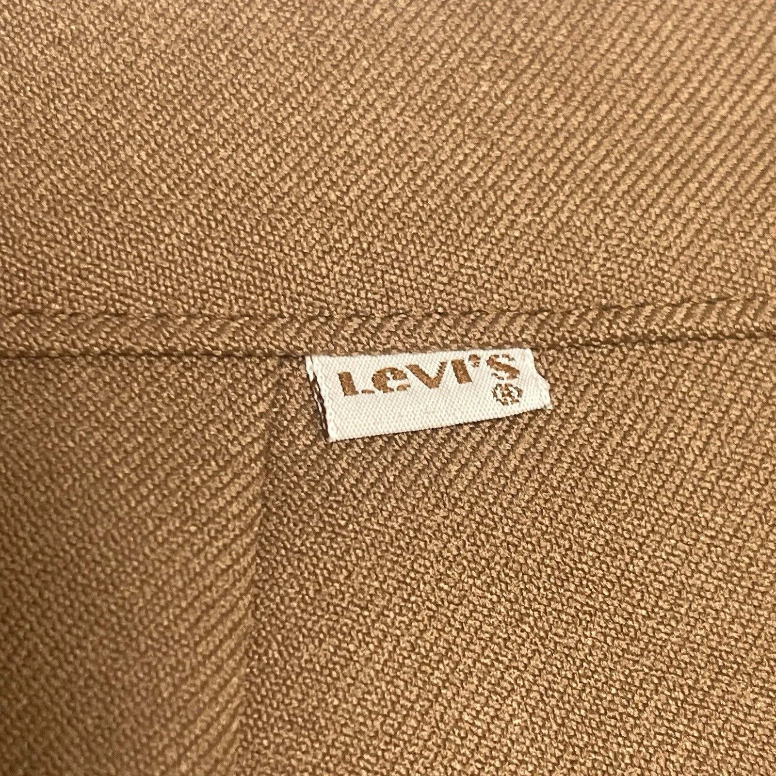 LEVI STRAUSS & CO. Vintage 1970s Women’s Pants Size 18 Brown Bend Over 70s Retro - Image 4