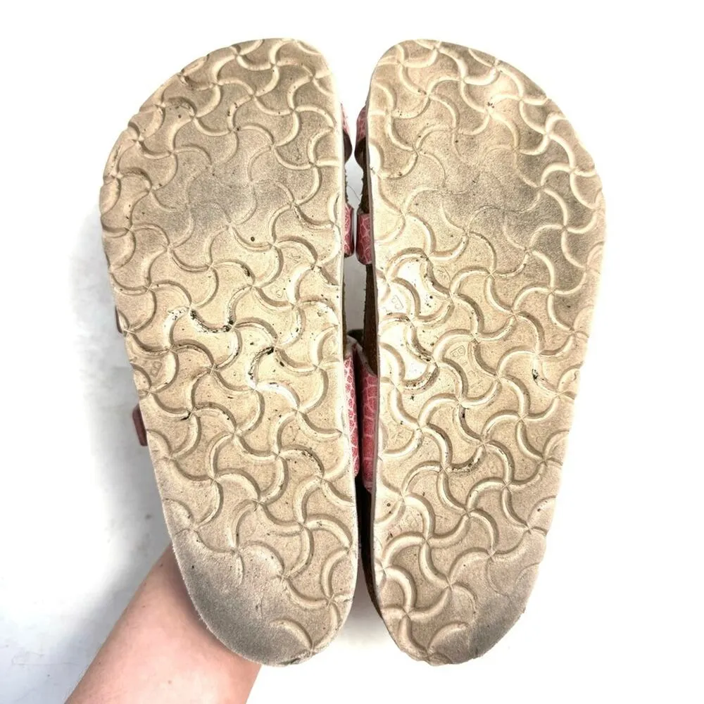 Birkenstock Mayari Pink Snakeskin Sandals Comfort Shoes Size EU 37/ US 6.5 - Image 9