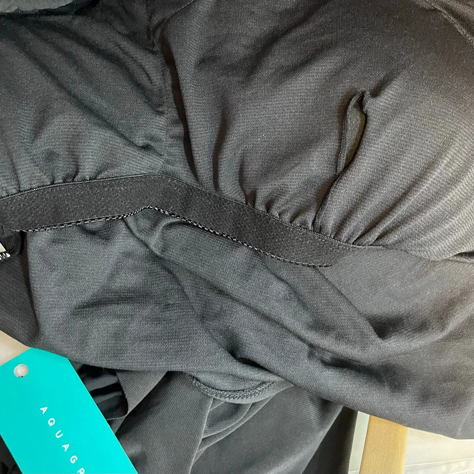 Aqua Green High-Neck Swim Romper with Pockets Swim Suit Shorts XL 16 18 New NWT - Image 10