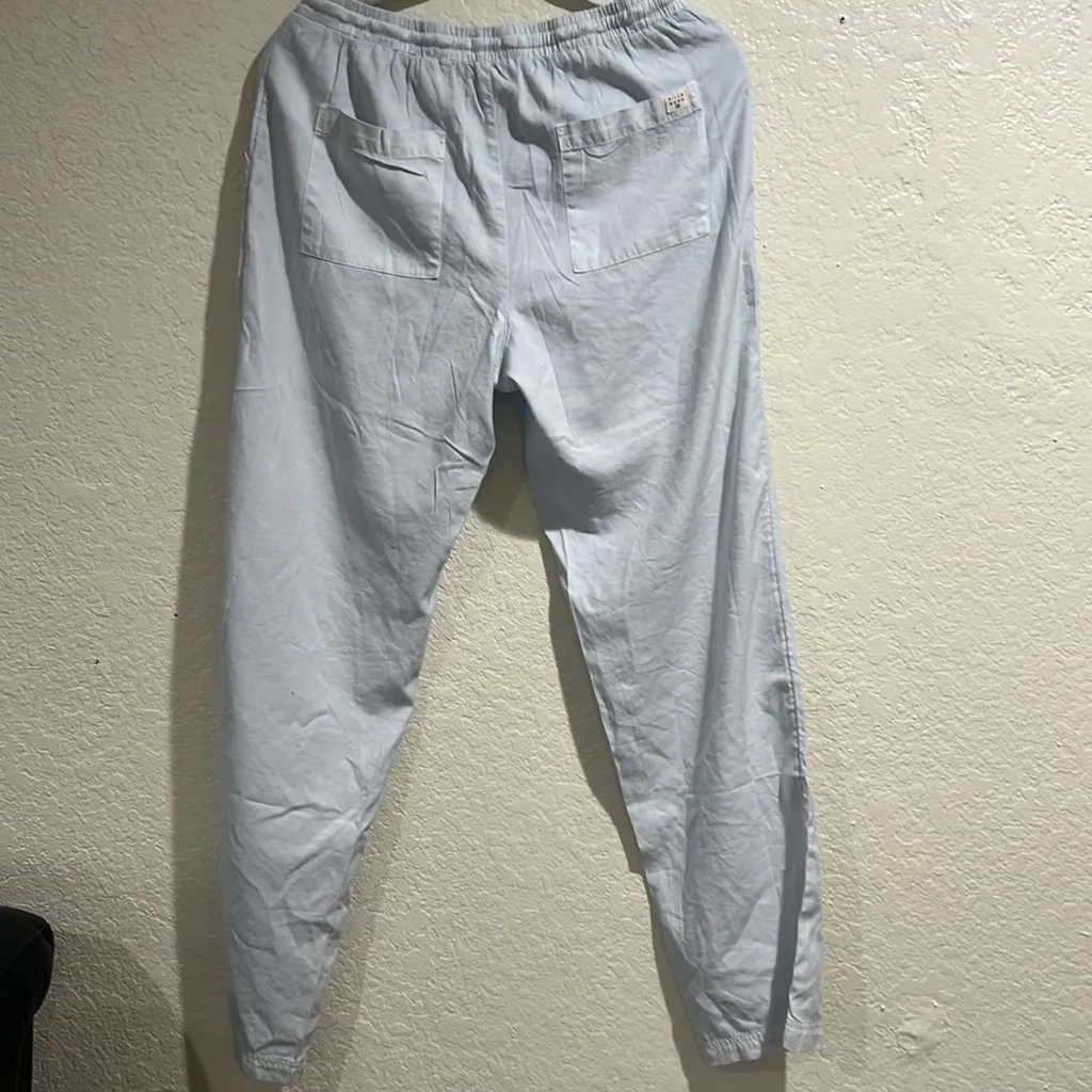 Billabong
Women's Beachy Keen Woven Pants Light Blue Lounge Pants Size M Size M - Image 6